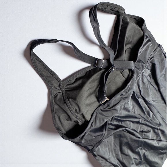 Aqua Eve Plus Size Flowing Black Tankini Swimsuit! NWT & Ready to Rock! Size 18W - Picture 10 of 14